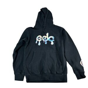 Insomniac EDC Under The Electric Sky Black Holographic Graphic Hoodie Small